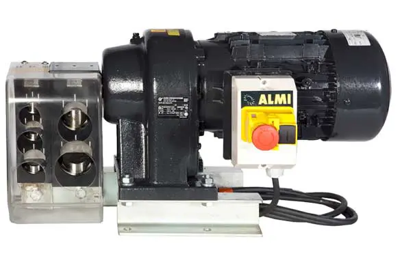 Front view Almi AL1-2E Tube Notching Machine