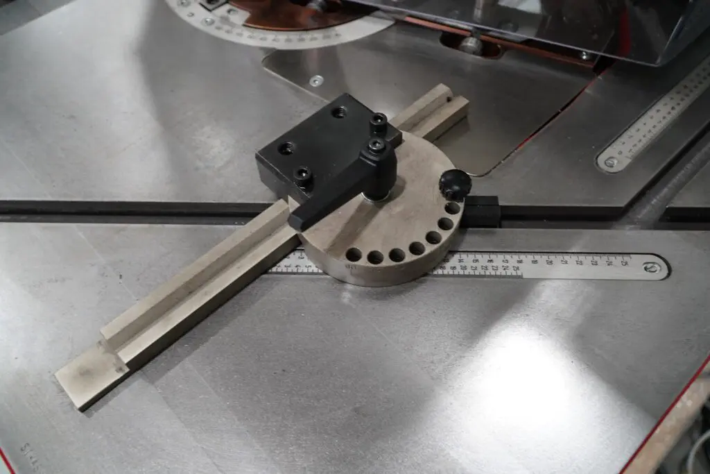 Morgan Rushworth Variable Angle Notcher Mitre Gauge & Protractor Assembly
