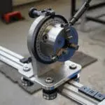 Moving arm with plane of bend indicator
