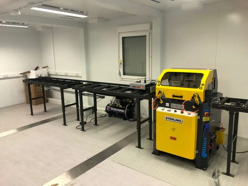 PEHU LMS15 Install with Aluminium Saw