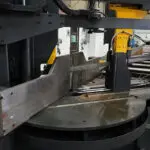 STC650 DGSA NC Vice while Mitre Cut