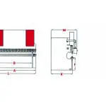 Morgan Rushworth PB NC Pressbrake Line Drawing