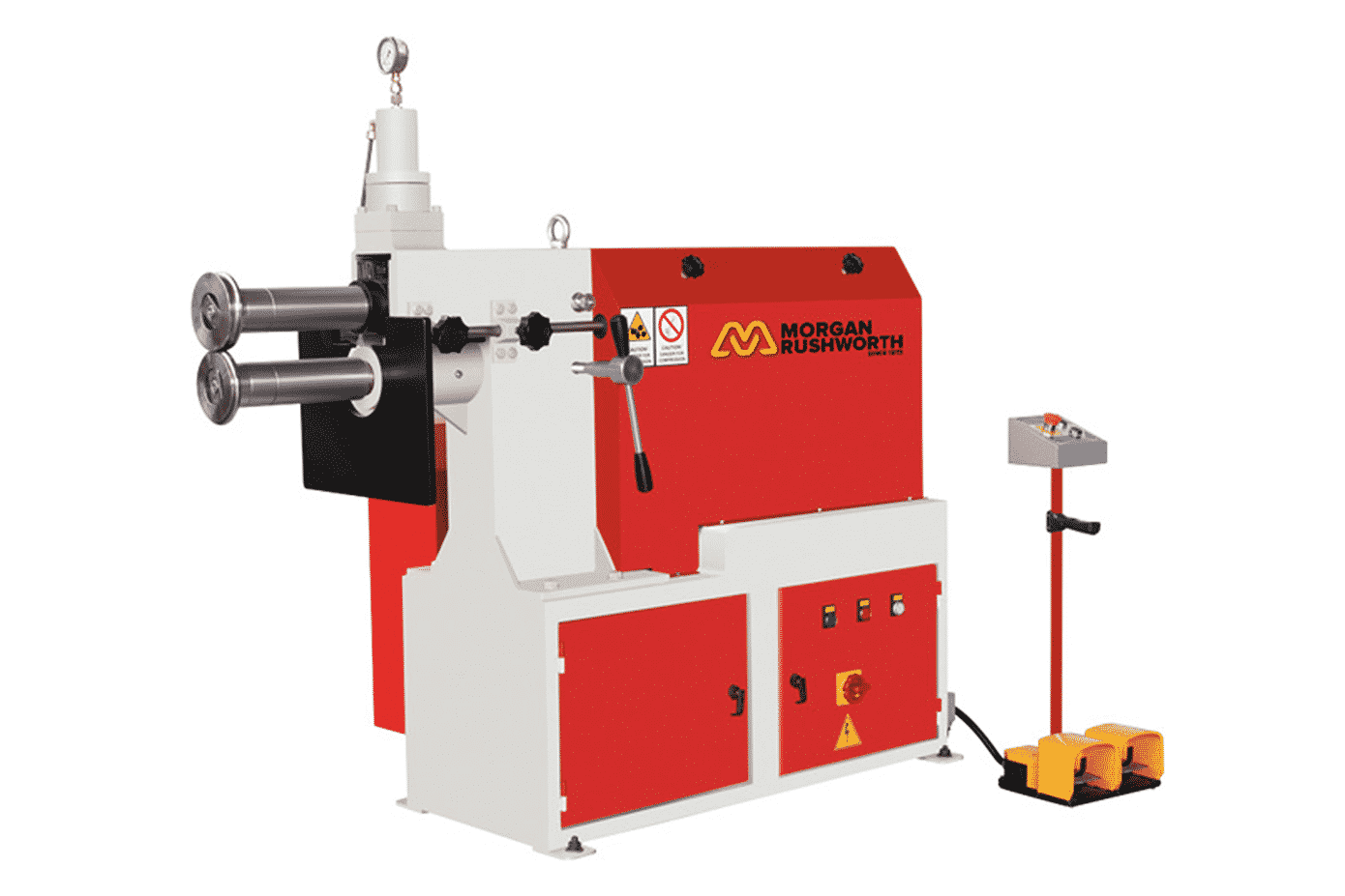 Morgan-Rushworth-HSP-260-4.0-Hydraulic-Swaging-Machine Front view Morgan-Rushworth-HSP-260-4.0-Hydraulic-Swaging-Machine