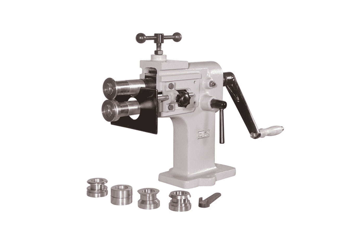 Morgan-Rushworth-MS-2501.25-Manual-Swaging-Machine Front view Morgan-Rushworth-MS-2501.25-Manual-Swaging-Machine