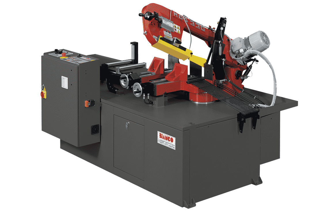 Front view Bianco-AE-Single-Mitre-Fully-Automatic-Bandsaw