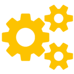Morgan Rushworth Machine Benefit Icon Set  Gears