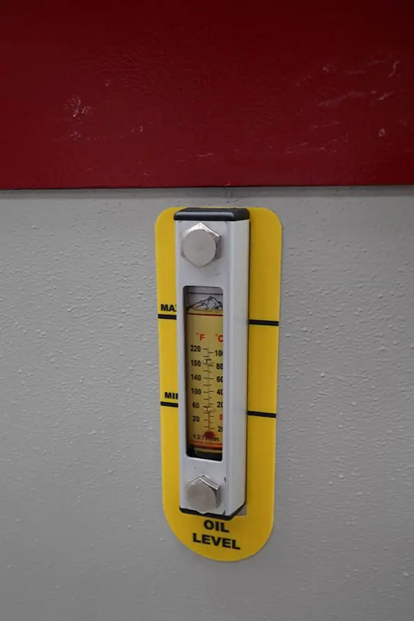Oil Level Indication