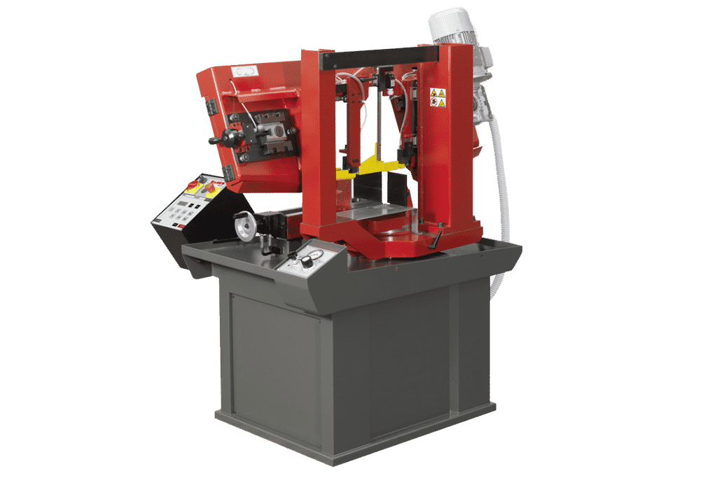 Side view Bianco-370-SA-60-DV-Twin-Column-Bandsaw-415v