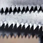 Image of saw blades close up