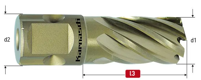 Goldline Universal 30mm Close up image of a Goldline Universal 30mm Mag Cutter