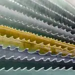 Image of bandsaw blade selection close up