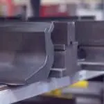 Image of Pressbrake V Tooling on racking waiting to be installed.