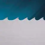 Illustration of the M424 Bi Metal Bandsaw Blade Teeth
