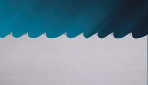 Illustration of the M424 Bi Metal Bandsaw Blade Teeth