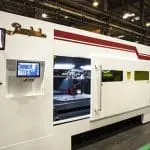 Side door open on the BLS Laser