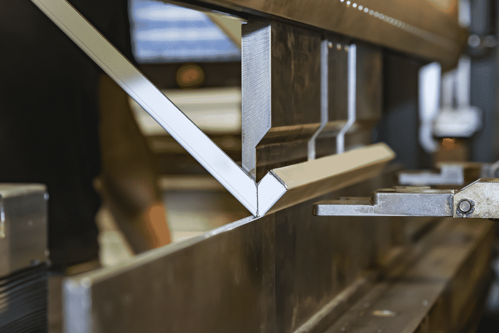 Folding a box fold on a press brake