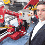 Bruce Bushnell demonstrating the benefits of the Bianco Bandsaw 420MS