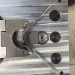 Morgan Rushworth HBM Horizontal Bending Press with HPS Rotating Pins Tooling