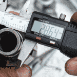 Image of a gauge measuring metal