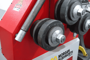 Close up of the rings on a Morgan Rushworth Section Roller