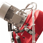 Close up detail of the Siemens Direct Drive Motor