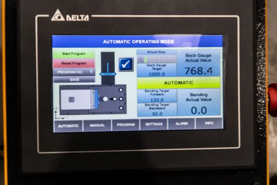 HBM NC Controller Automatic Mode Web