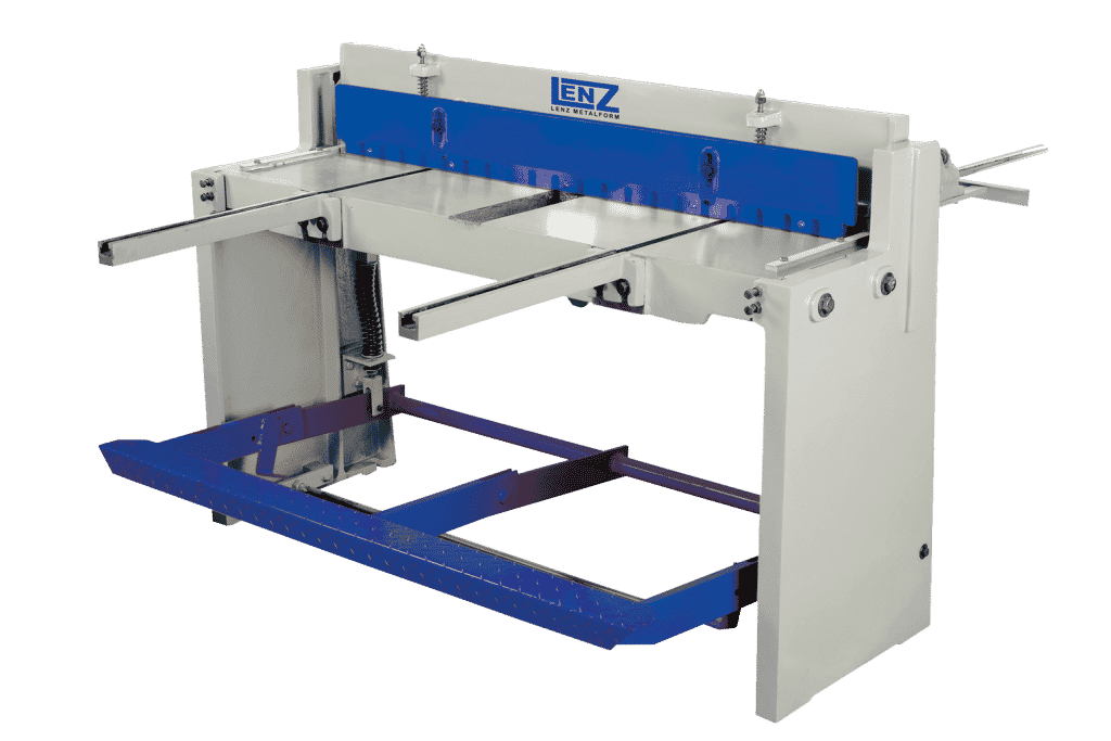 Main view Lenz Metal Form ASTS Treadle Guillotine