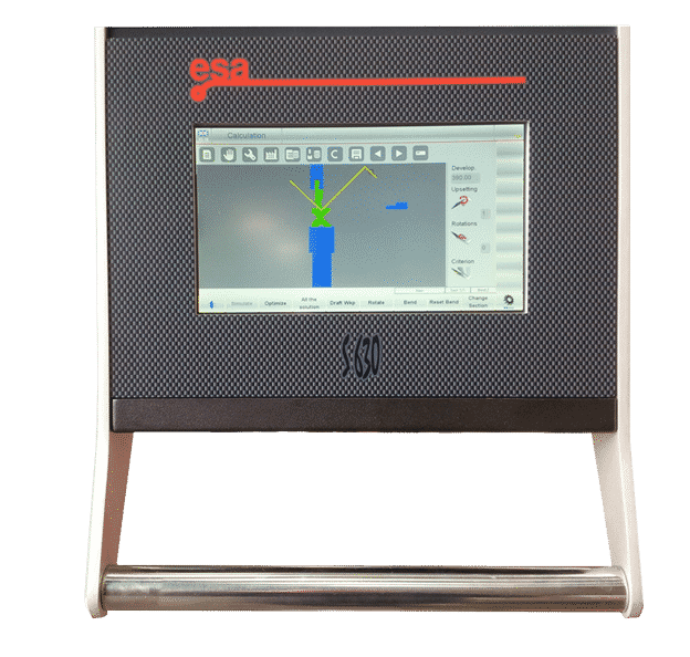 Main view ESA 630 Touch Screen Controller