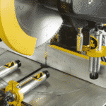 Detail of Circular Saw Blade and Clamps