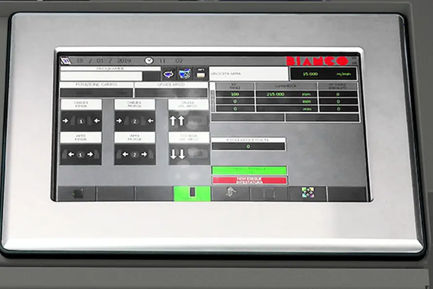 Bianco CNC Touchscreen Panel