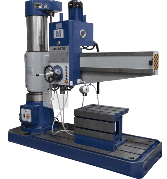 Cut out Radial Arm Drill web