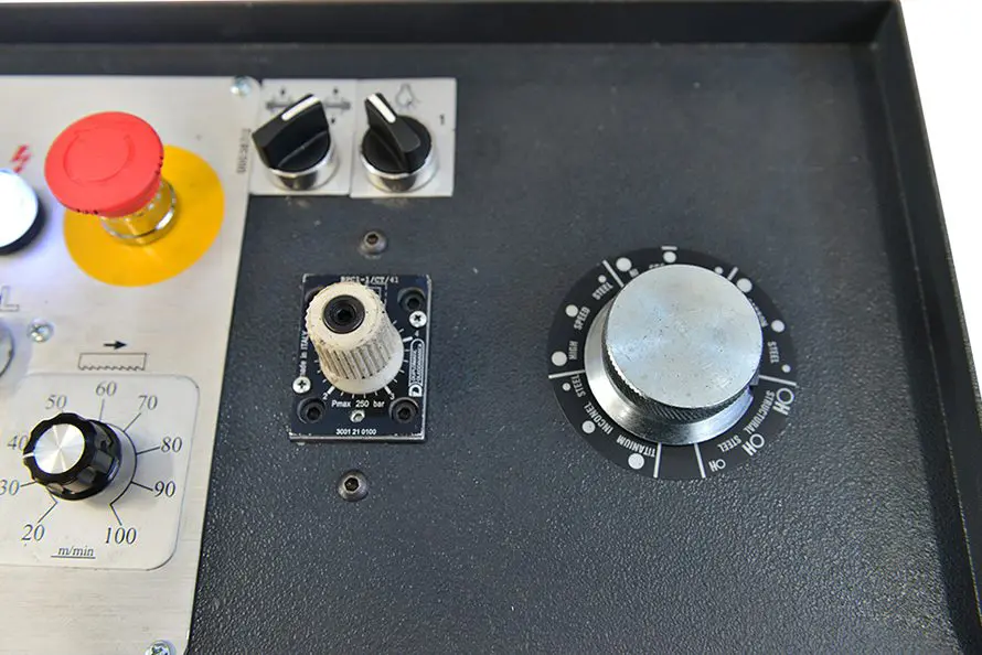 STC GA CNC Pressure Adjustment