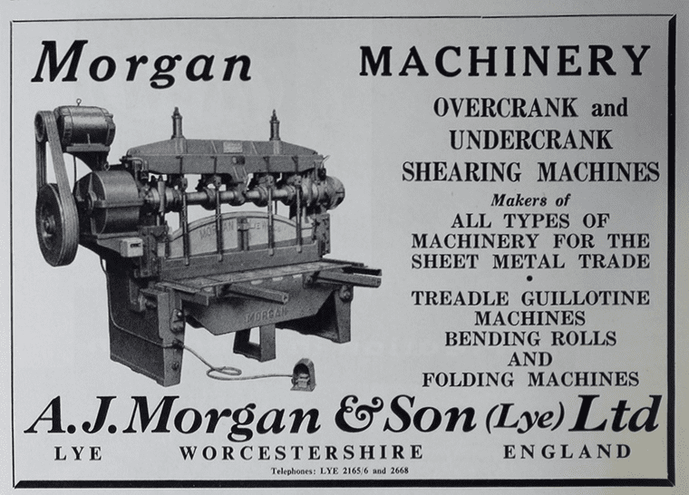 A J Morgan Advert A J Morgan Advert