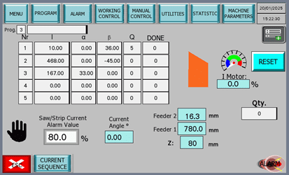 Omron Programme Screen 3