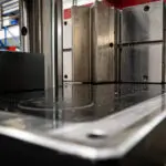 HBM 100 300 NC Close Up of Tooling Bed Height Level