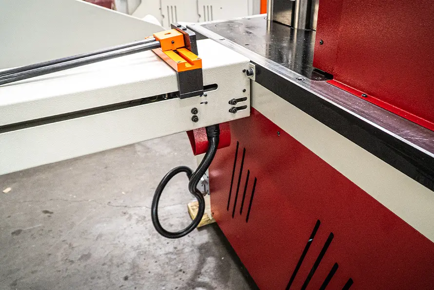 HBM100 300 NC Back Gauge System Rear View