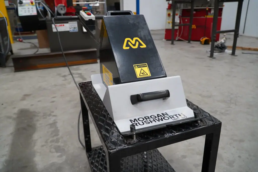 Front view of a Morgan Rushworth Slat Machine