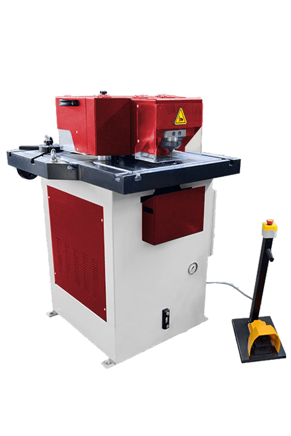 The Morgan Rushworth HVA, rear of the machine showing the punching station