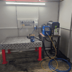 Morgan Rushworth Laser Welding Safety Enclosure Interior