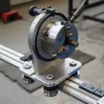 The adjustable angle chuck with a plane-of-bend indicator