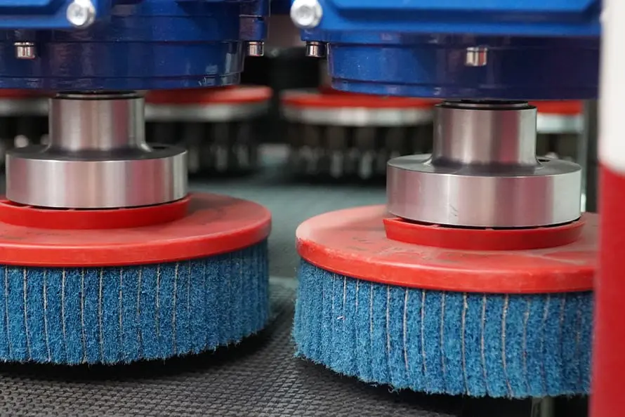 Morgan Rushworth DFR600 Polishing Wheels Close Up