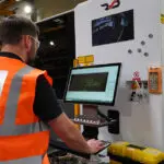 Ben Harris using the RVD Laser