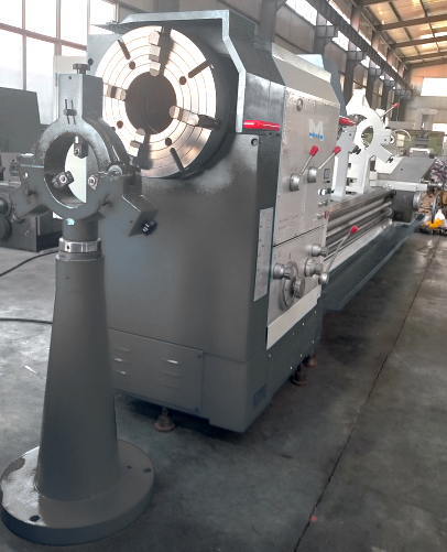 Meyer Pipe Turning Lathe Side View