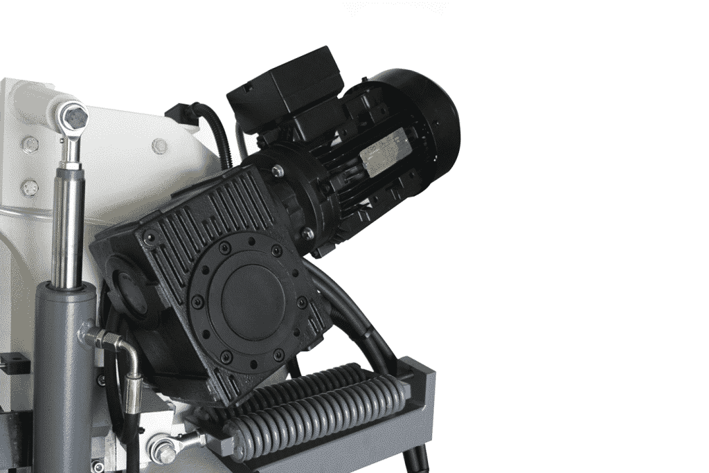 Close up detail of the Bauer Motor