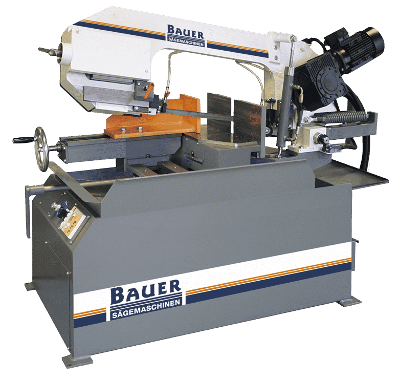 Main view Bauer S280 G Auto Down Feed Double Mitre Bandsaw 415v