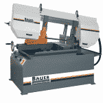 Front view of the Bauer-S320Dg-Double-Mitre-Bandsaw