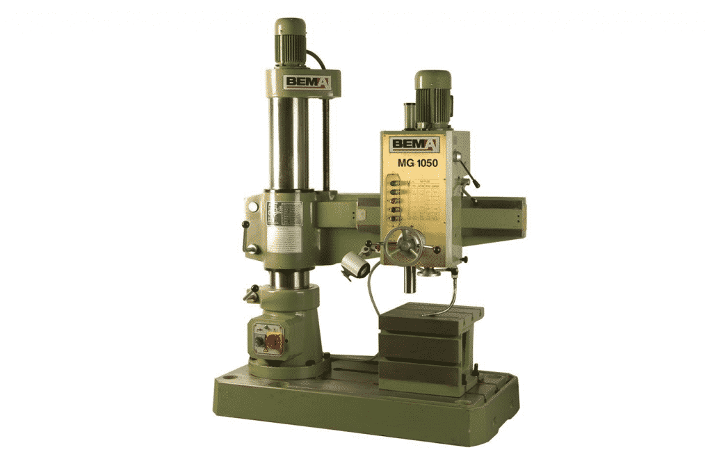 Front view Bema MG1050 Radial Arm Drill