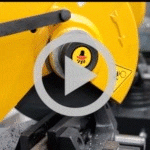 Video thumbnail showing the Sterling SR Manual Pull Down Circular Saw 415V