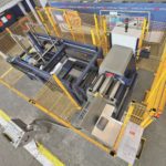 Arial view of MG CNC Bending Rolls with safety cage