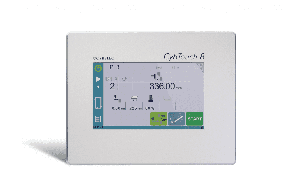 Front view Cybelec-Cybtouch-8-Control-Panel